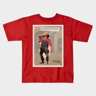 Team Fortress 2 Engineer Kids T-Shirt